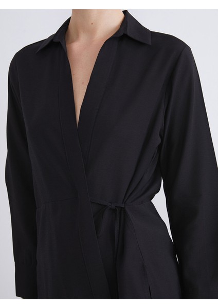 Yeni Sezon Kruvaze Yaka Kadın Gömlek Tunik fırsatları