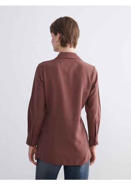 Yeni Sezon Kruvaze Yaka Kadın Gömlek Tunik indirimleri