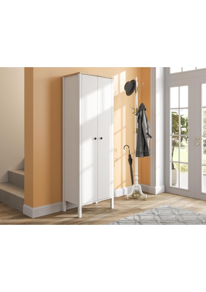 Lumera Ayakkabılık 2 Kapaklı Mdf Profil Ayaklı 63X198X38 cm