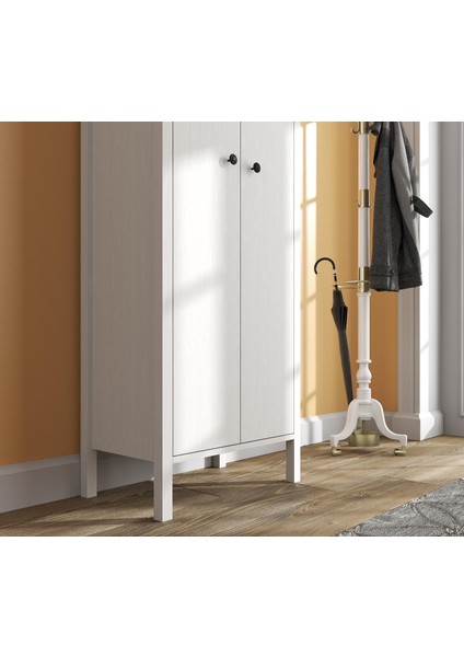 Lumera Ayakkabılık 2 Kapaklı Mdf Profil Ayaklı 63X198X38 cm fiyatları