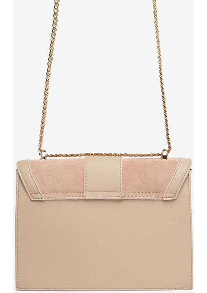 Kadın Bej Süet Omuz Çantası 5Y2CN69696