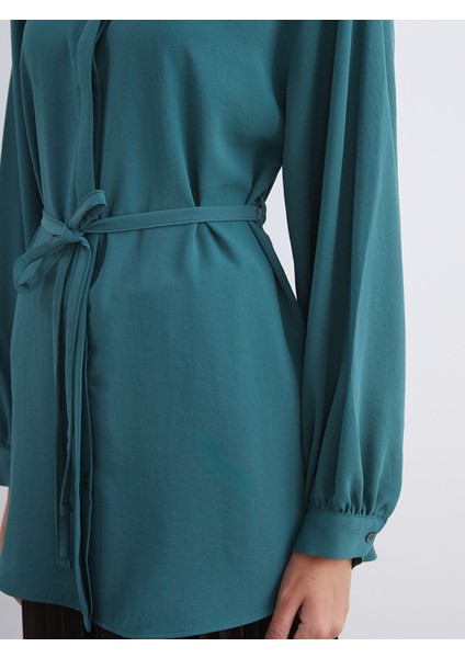 Yeni Sezon Dokulu Oversize Kadın Gömlek Tunik modelleri