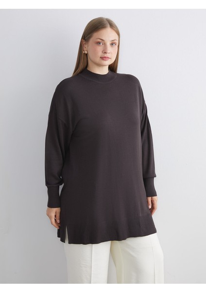 Yeni Sezon Dik Yaka Kadın Triko Tunik fiyatları