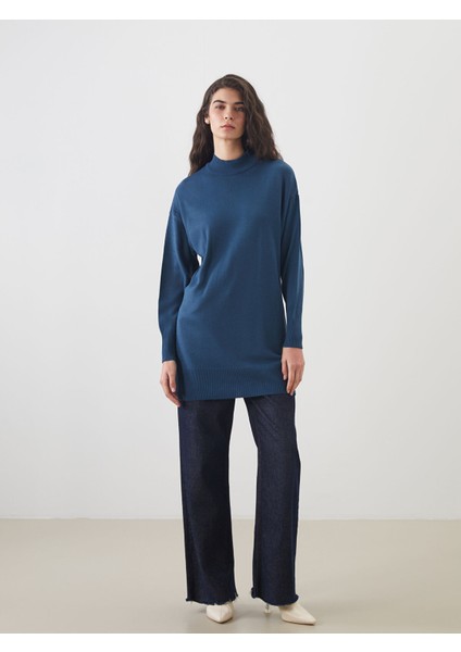 Yeni Sezon Dik Yaka Kadın Triko Tunik indirimleri