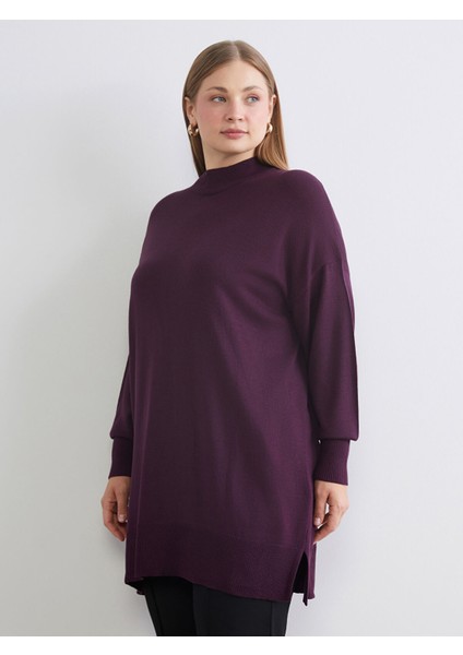 Yeni Sezon Dik Yaka Kadın Triko Tunik fiyatları