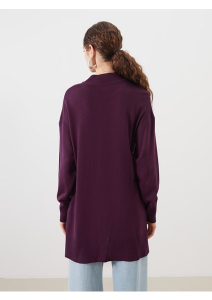 Yeni Sezon Dik Yaka Kadın Triko Tunik indirimleri