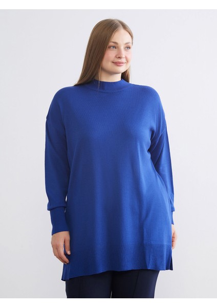 Yeni Sezon Dik Yaka Kadın Triko Tunik fiyatları