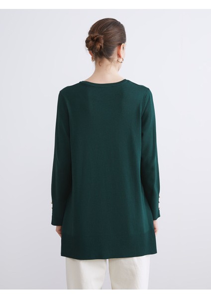 Yeni Sezon Bisiklet Yaka Kadın Triko Tunik fırsatları