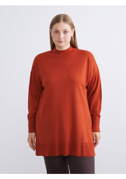 Yeni Sezon Dik Yaka Kadın Triko Tunik fiyatları