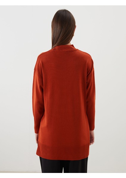 Yeni Sezon Dik Yaka Kadın Triko Tunik indirimleri