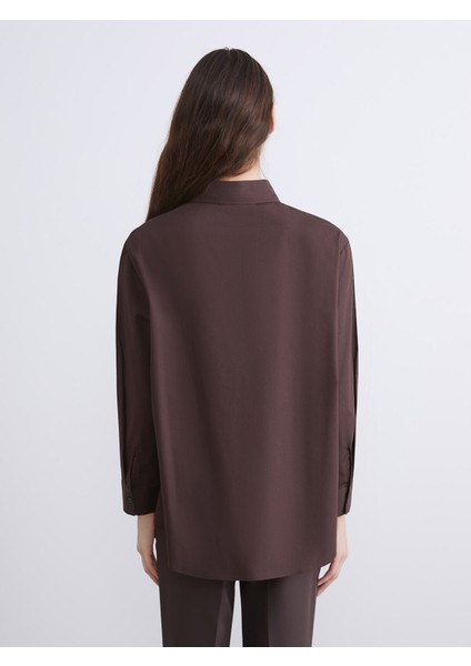 Yeni Sezon Oversize Poplin Kadın Gömlek Tunik fırsatları