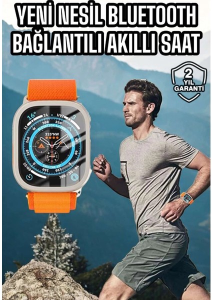 Akıllı Saat Uyku ve Spor Takibi Yeni Nesil Bluetooth Bağlantılı Amoled Ekran