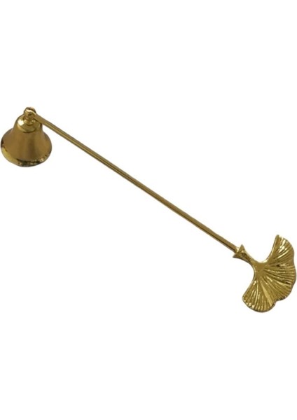 Gingko Yapraklı Metal Mum Söndürücü-Gold(Altın)