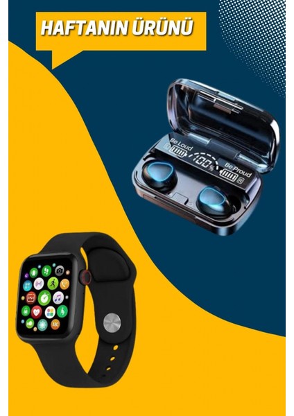 Kaliteli Akıllı Saat ve Kaliteli Bluetooth Kulaklık Anc Özelliği Uzun Pil Ömrü indirimleri