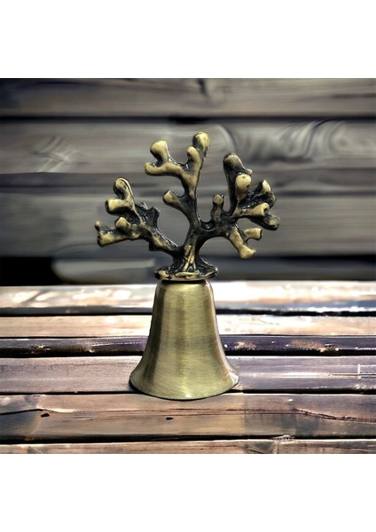 Mercan Tepeli Metal Çan Mum Söndürücü-Eskitme(Antik)