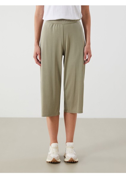 Yeni Sezon Beli Lastikli Modal Karışımlı Kadın Kapri fiyatları