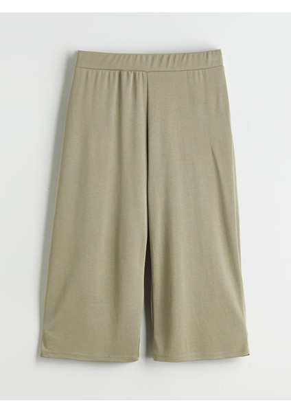 Yeni Sezon Beli Lastikli Modal Karışımlı Kadın Kapri indirimleri