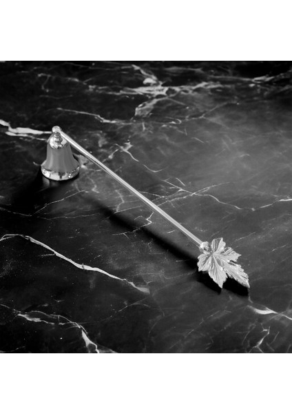 Asma Yapraklı Mum Söndürücü-Gümüş