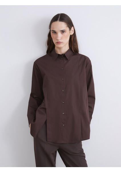 Yeni Sezon Oversize Poplin Kadın Gömlek Tunik