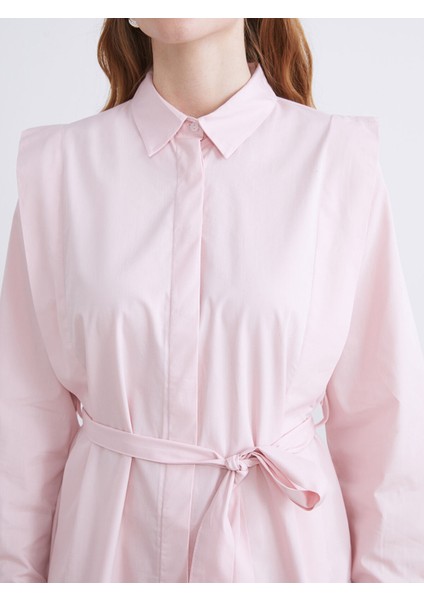 Yeni Sezon Kuşaklı Kadın Gömlek Tunik modelleri