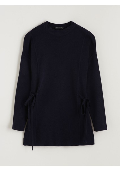 Yeni Sezon Dik Yaka Oversize Kadın Triko Tunik indirimleri