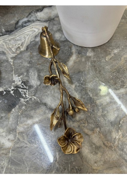 Japon Gülü Mum Söndürücü- Antik (Eskitme Bronz)