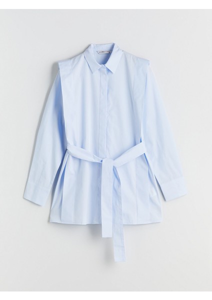 Yeni Sezon Kuşaklı Kadın Gömlek Tunik indirimleri