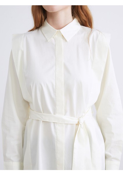 Yeni Sezon Kuşaklı Kadın Gömlek Tunik modelleri