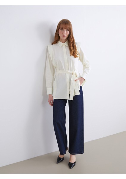 Yeni Sezon Kuşaklı Kadın Gömlek Tunik fiyatları