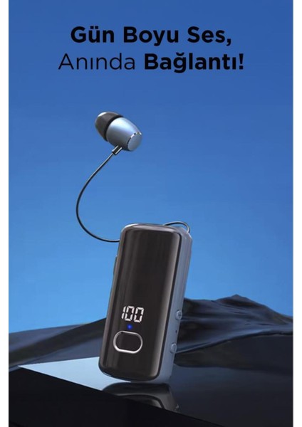 F580 Kablosuz Kulaklık Bluetooth Geri Çekilebilir Yaka Kulaklığı fiyatları