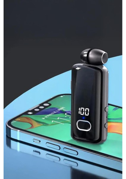 F580 Kablosuz Kulaklık Bluetooth Geri Çekilebilir Yaka Kulaklığı fırsatları