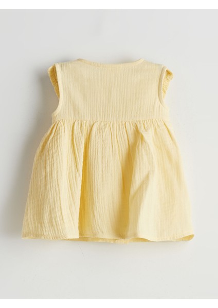 Yeni Sezon Çiçekli Kız Bebek Müslin Elbise fiyatları