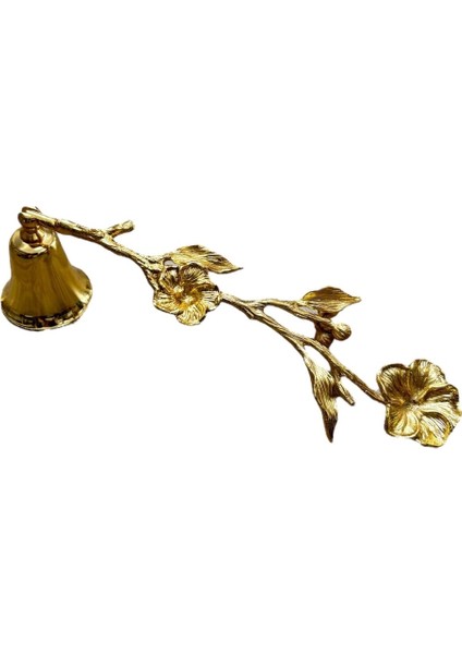 Japon Gülü Mum Söndürücü- Gold (Altın)