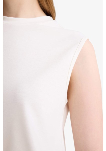 Regular Fit Bisiklet Yaka Kolsuz Tunik F8991AX25HS modelleri