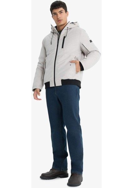 Su İtici Regular Fit Kapüşonlu İç Cepli Fermuarlı Cepli Mont C6484AX25AU fiyatları