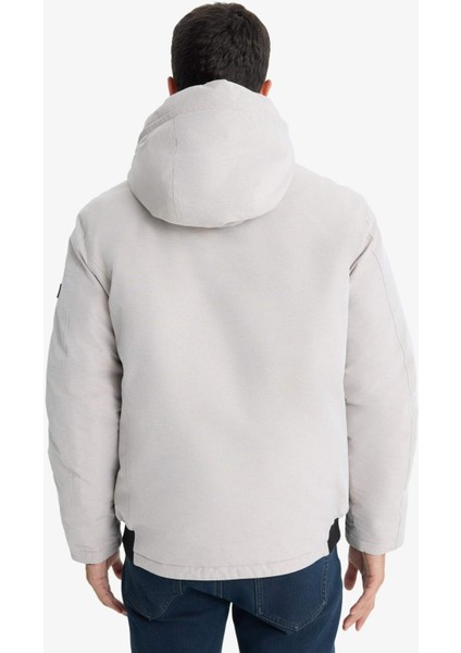 Su İtici Regular Fit Kapüşonlu İç Cepli Fermuarlı Cepli Mont C6484AX25AU