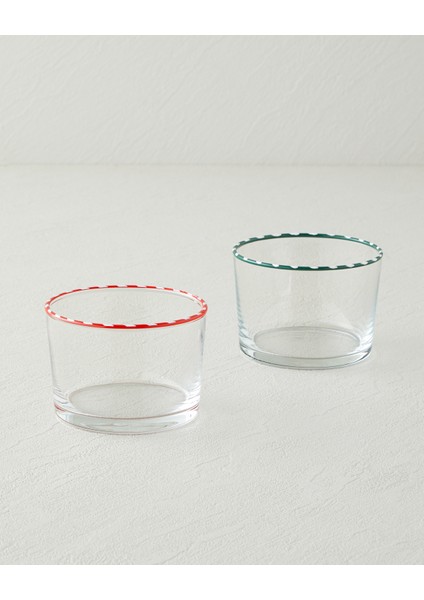 Candy Cane Stripe Cam Çerezlik 8,5 cm Kırmızı modelleri