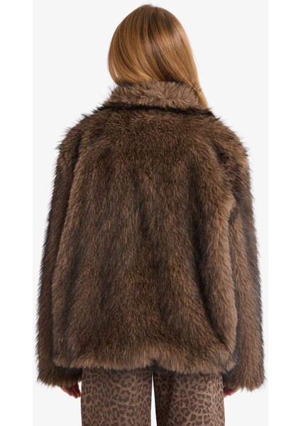 Kız Çocuk Dik Yaka Fermuarlı Suni Kürk Mont G2763A825WN indirimleri