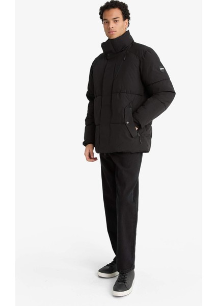 Su İtici Regular Fit Dik Yaka İç Cepli Fermuarlı Cepli Mont F5711AX25WN fiyatları