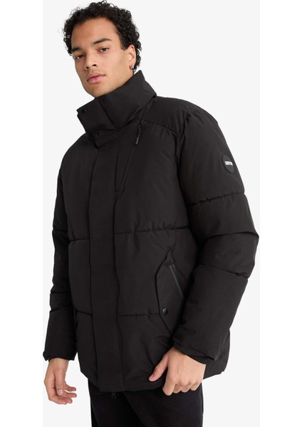 Su İtici Regular Fit Dik Yaka İç Cepli Fermuarlı Cepli Mont F5711AX25WN fırsatları