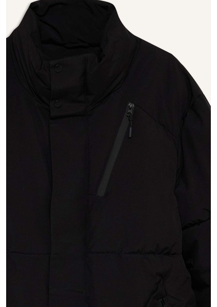 Su İtici Regular Fit Dik Yaka İç Cepli Fermuarlı Cepli Mont F5711AX25WN