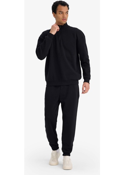 Regular Fit 2'li Takım Fermuarlı Sweatshirt Eşofman Altı F9626AX25AU