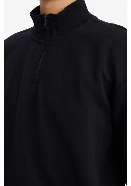 Regular Fit 2'li Takım Fermuarlı Sweatshirt Eşofman Altı F9626AX25AU fırsatları