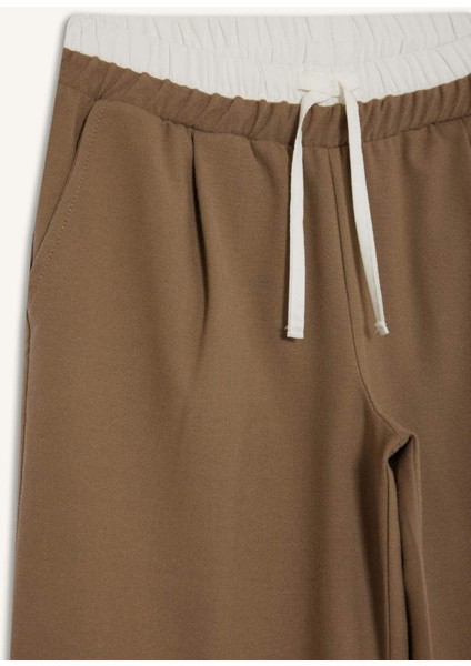 Kız Çocuk Beli Lastikli Wide Leg Pantolon G4506A825WN fiyatları