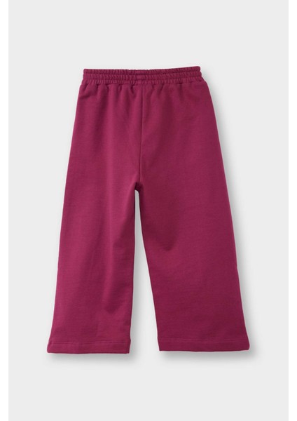 Kız Bebek Beli Lastikli Wide Leg Geniş Bol Paça Eşofman Altı modelleri