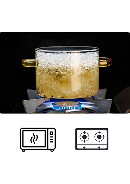 Kapaklı Borosilikat Cam Tencere Seti fırsatları