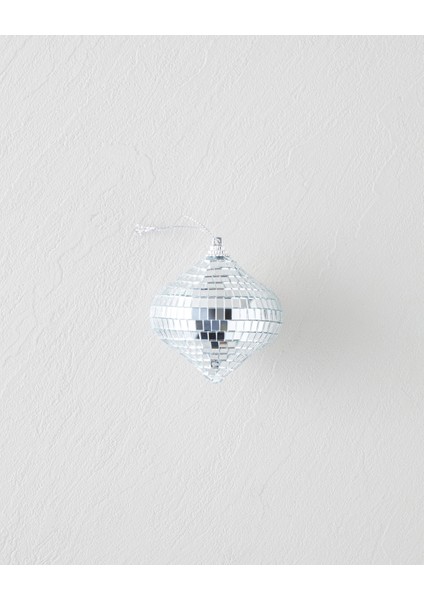 Anica Yılbaşı Ağaç Süsü 7 cm Silver
