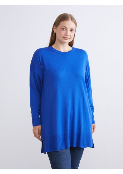 Yeni Sezon Bisiklet Yaka Kadın Triko Tunik fiyatları