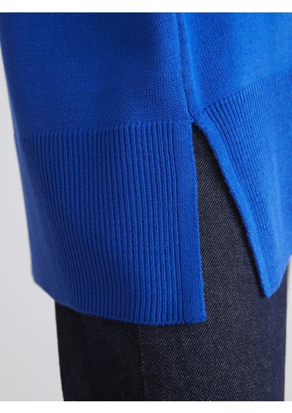 Yeni Sezon Bisiklet Yaka Kadın Triko Tunik fırsatları