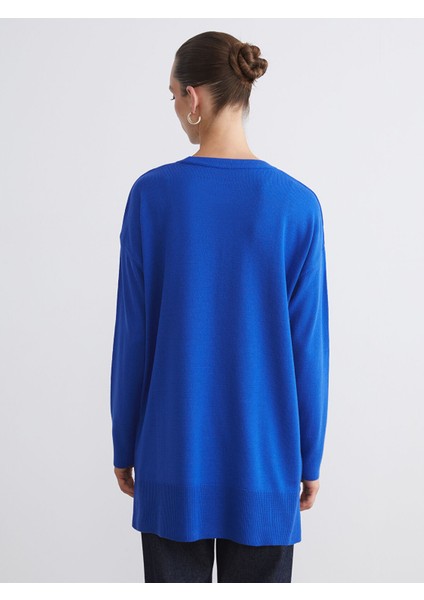 Yeni Sezon Bisiklet Yaka Kadın Triko Tunik indirimleri